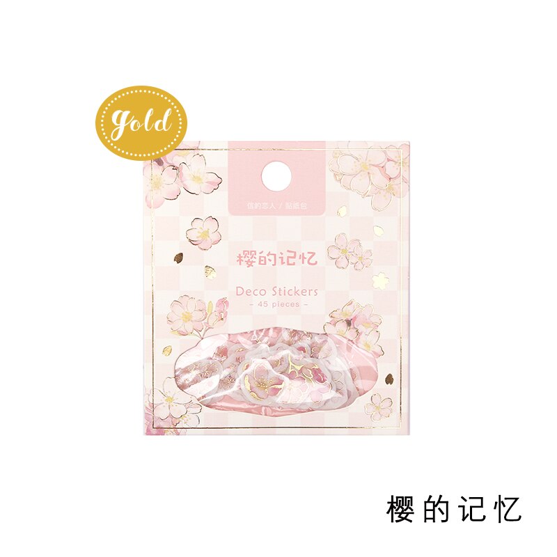 45pcs/1lot Kawaii Stationery Stickers Cute Animal Fox Diary Planner Decorative Mobile Stickers Scrapbooking DIY Craft Stickers: Yingdejiyi