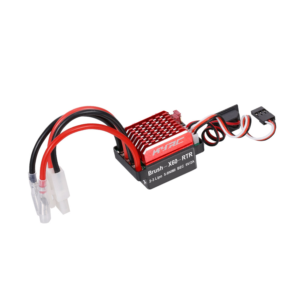 60A Esc Rc Auto Esc Brushed Electric Speed Controller Voor 1/10 Traxxas D90 Hsp Redcat Rc 4WD Tamiya Axiale SCX10 hpi Diy Rc Auto