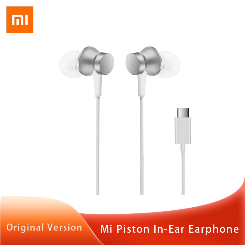 Originele Xiaomi Piston 3 Headset Mi Verse Usb Type-C 3.5Mm In-Ear Oortelefoon Met Microfoon Voor samsung Xiaomi Mi 6/8 Huawei Oortelefoon