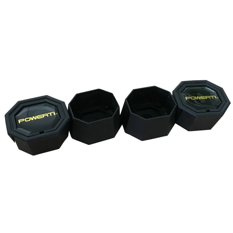 Powerti 2PCS Cover maniglia racchette da Tennis Cover posteriore custodia in Silicone accessori da Tennis racchette da Tennis copertura energetica antiurto