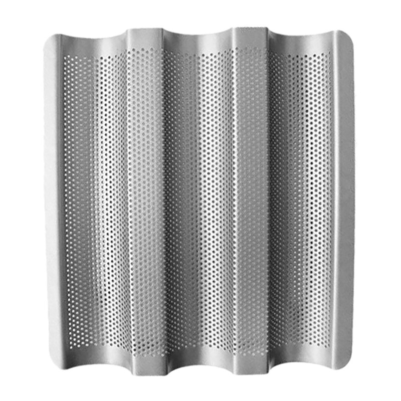 Baking Tray Non Stick Carbon Steel Baguette French Bread Pans Kitchen