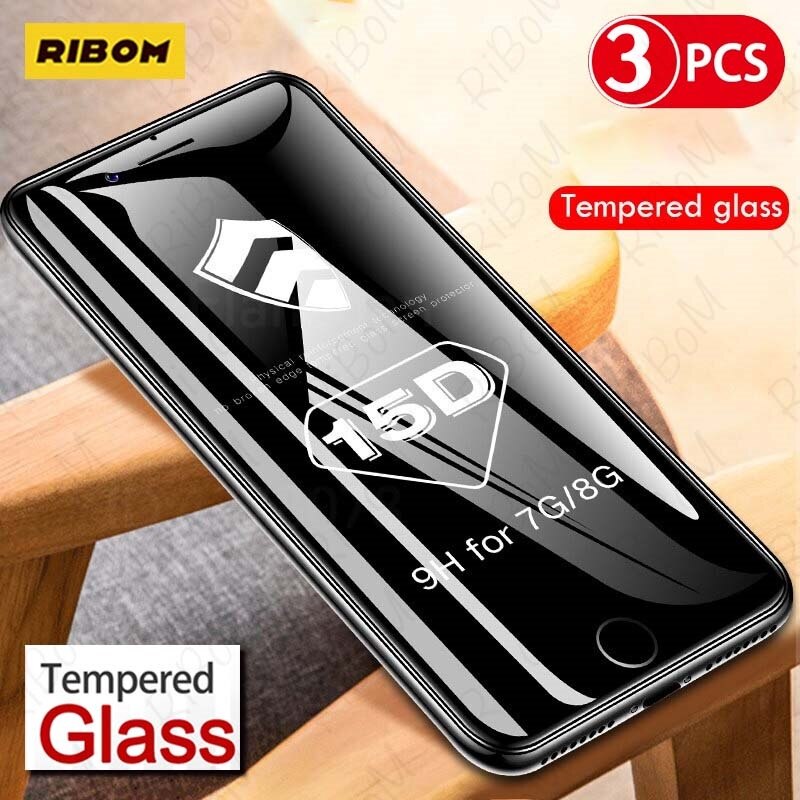 3Pcs Protective Glass For IPhone 13 12 11 Pro Max XR X XS Glass Full Cover Screen Protector For IPhone 6 7 8 Plus Tempered Glass