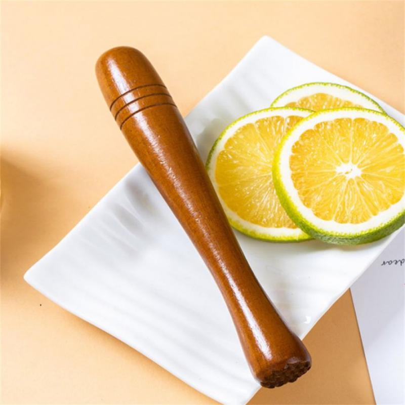 1Pc Bamboe Juicer Houten Cocktail Ijslolly Citroensap Gehamerd Popsicle Bar Melk Thee Mengsel Roeren Stok Bar Gereedschap