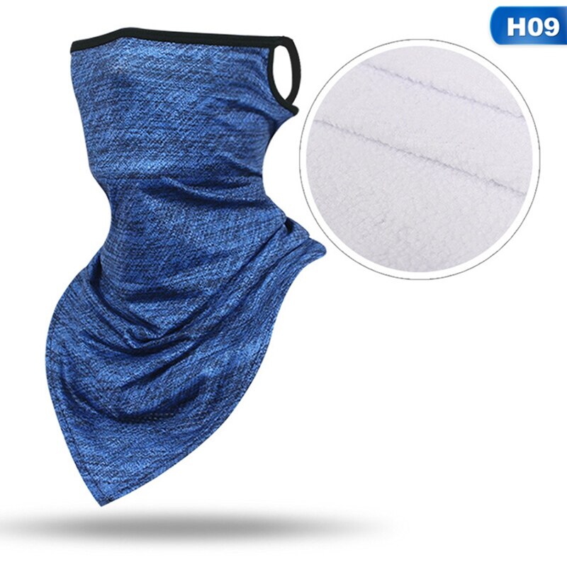 Voor fiets nek buis sjaal bandana hoofd gezichtsbedekking nekwarmer oor hoofddeksel warm koel buiten uv-bescherming heren sjaal: H09