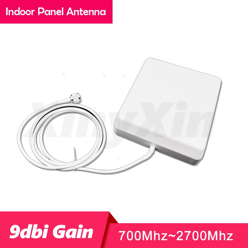 700-2700 MHz N male Indoor Panel Antenna 9dBi Internal Antenna for 4G 3G 2G Mobile Cell Phone Signal Booster Repeater Amplifie