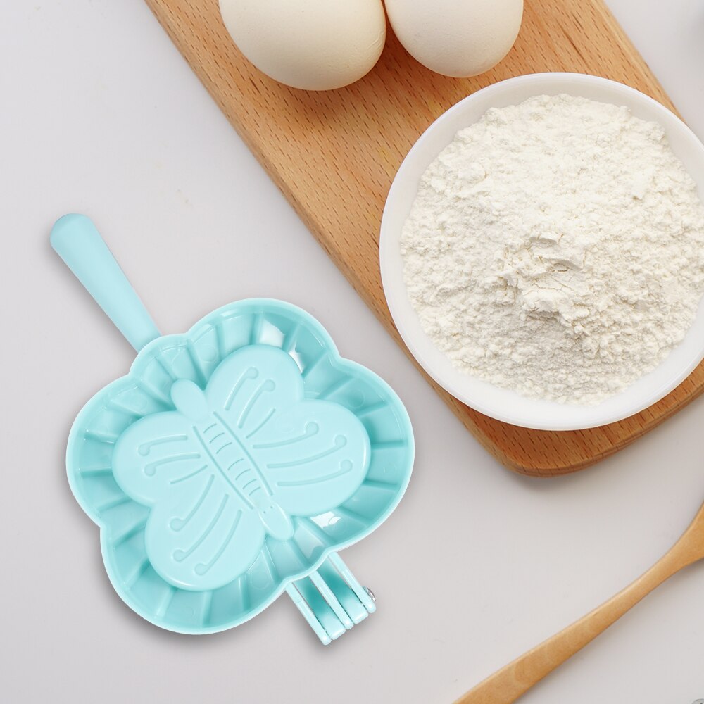 Plastic Dumpling Molds Artifact Home Kitchen DIY Butterfly Flower Shape Maker Dough Press Pie Mold Kitchen Baking Accessories