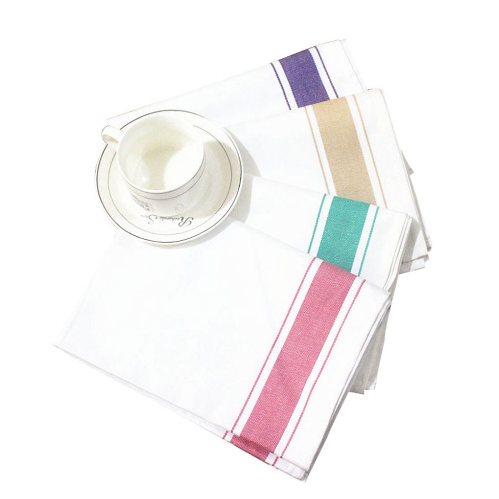 Kitchen Towels Cotton Dishcloth Dish Cloth Cotton Quick Drying Towel Glass Polishing Cloth Kitchen Absorbent Tea Towel
