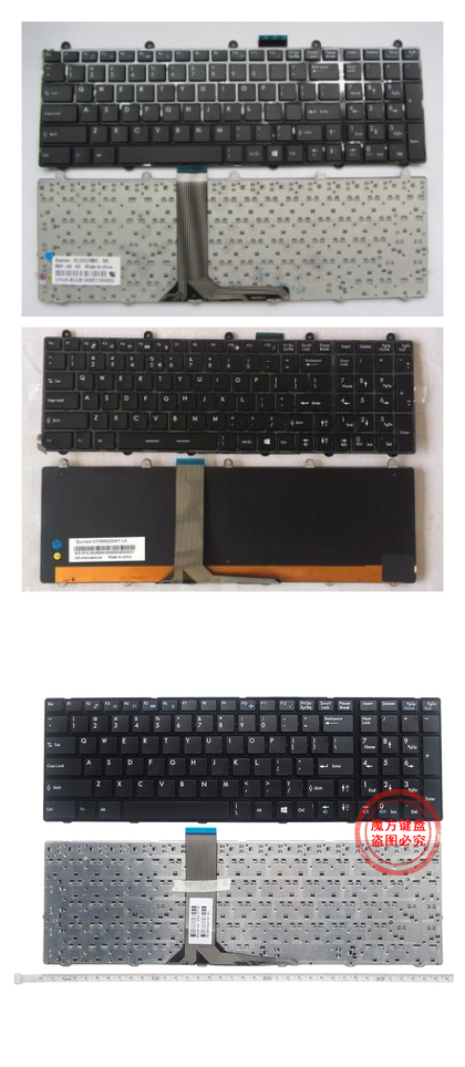 Clavier rétro-éclairé américain, 2 types, pour MSI GE60 GE70 CX70 CX61 GP60