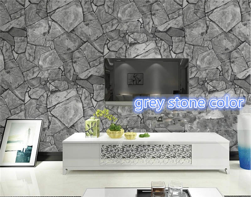 53cm*100cm 3d pvc steinmønster tapet hjemmeinnredning soverom lesesal tapet: Stil 3
