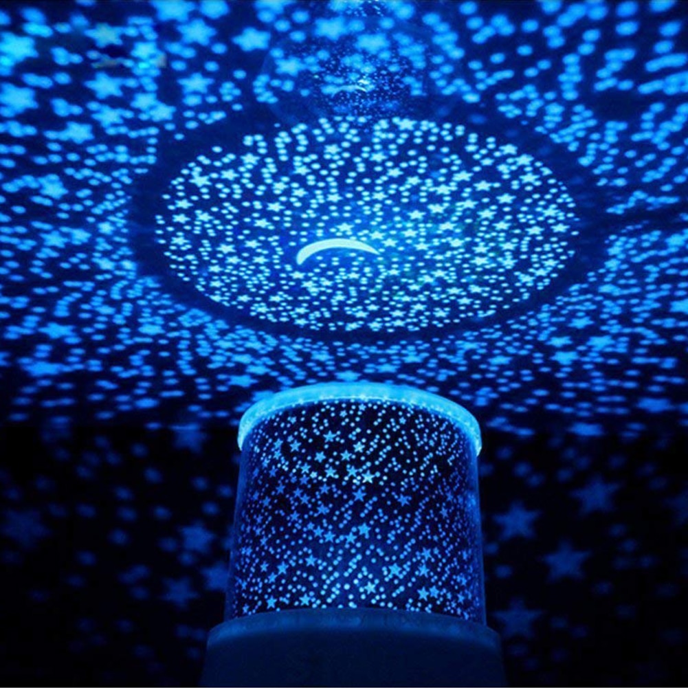 Stjernehimmel nattlys soveromslampe projeksjonslampe låve baby sove stue nattlys hjemmeinnredning romantisk