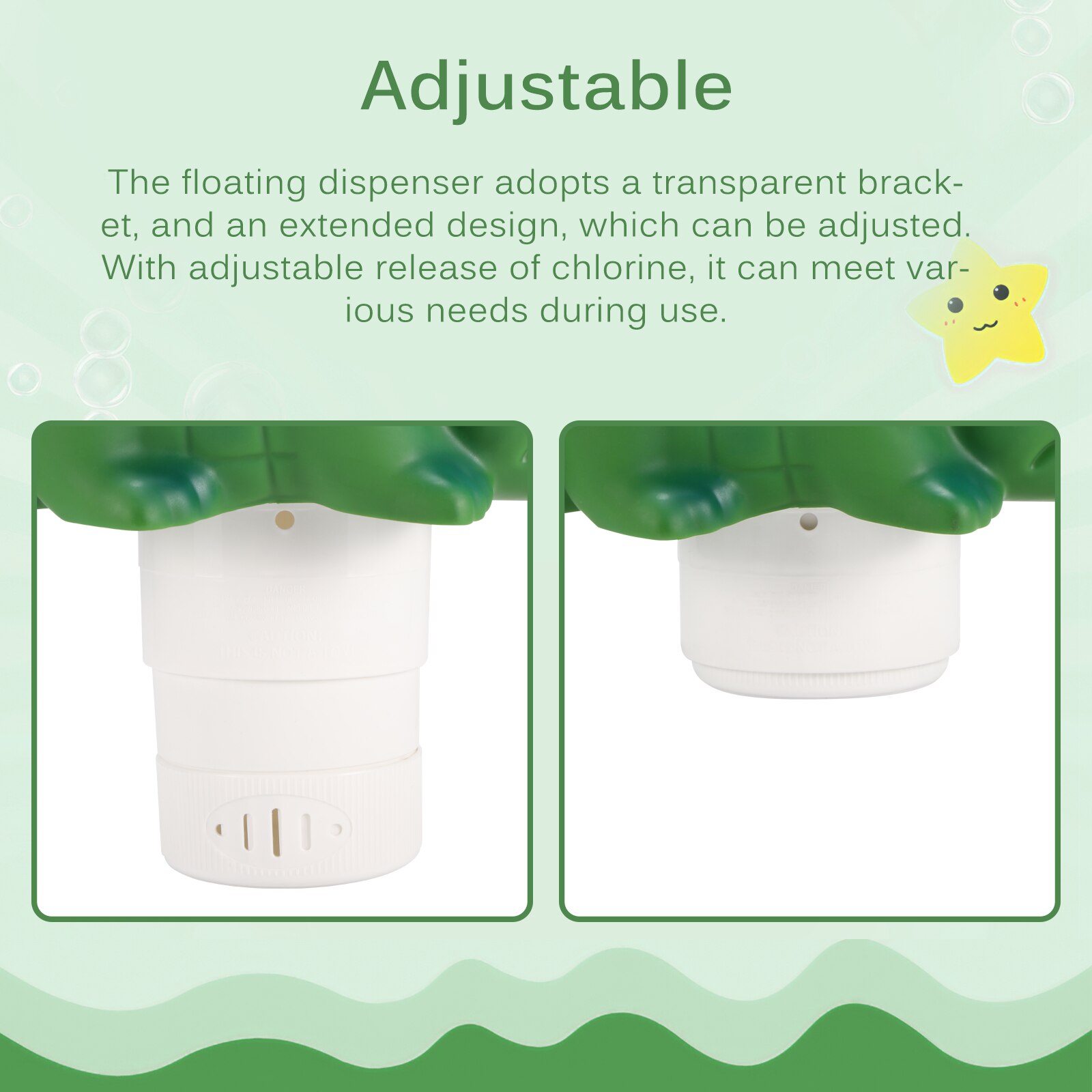 Cute Crocodile Chlorine Dispenser Pool Floating Dispenser Chlorine Tablet Dispenser Holder For Swimming Pool Convenient