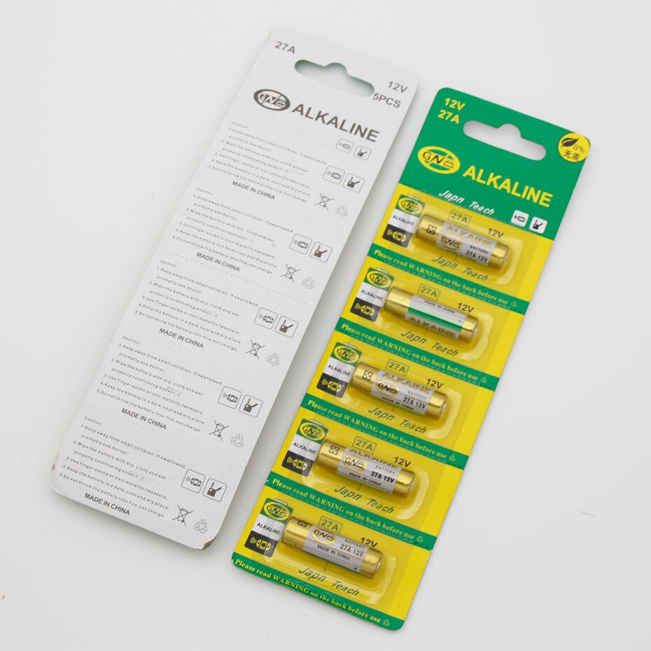 27A12V 12V27A alkaline battery remote control battery electronic battery 12V27A12v /2pcs