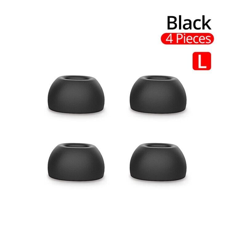 Pzoz 6 st för airpods pro tips öron hörlurar memory foam för airpods 3 bluetooth hörlurar tillbehör brusreducering 4 st: L för 4 st