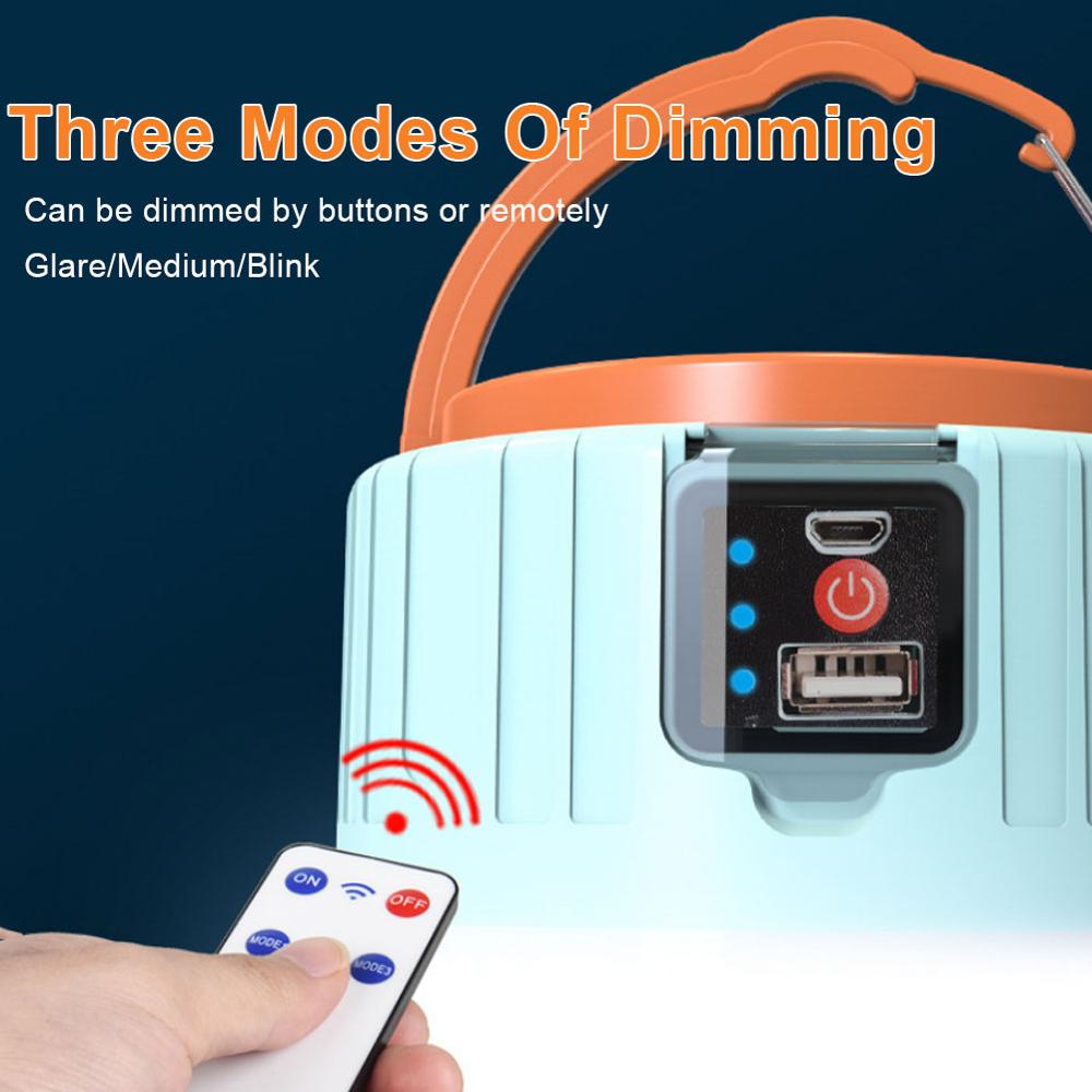 60/90/280W Camping Lantern Solar LED Camping Light Mini Portable Lantern Tent Camping Lamp DC/Solar Rechargeable Emergency Light