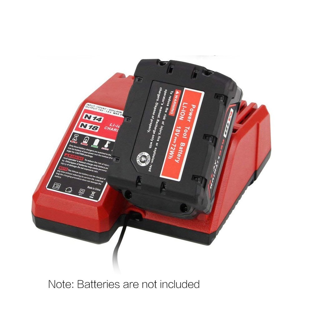 Li-ion batterioplader 110-240v hurtig litiumbatterioplader til milwaukee  m18 48-11-1815 48-11-1828 48-11-2401 48-11-2402