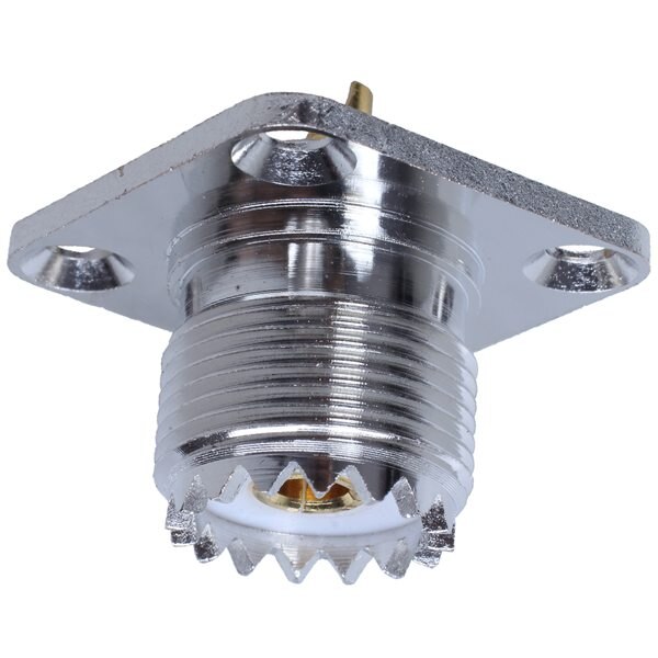 10x Uhf Vrouwelijke SO239 Panel Chassis Mount Flens Dek Monteren Soldeer Beker Rf Connector