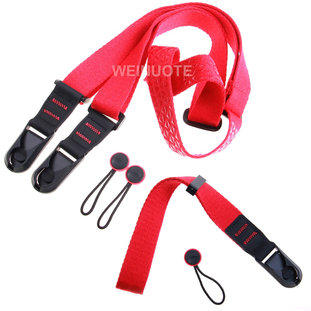 2 conectores de liberación rápida con Base para correa de hombro de cámara Sony, Canon, Nikon, Panasonic, Fujifilm, Olympus, Pentax, Leica, Sigma: Package 25