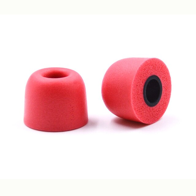 Kz originalminne skumbrus isolerande sköna öronsnäckor öronkuddar öronsnäckor in-ear hörlurar för zsx  zs10 pro  s1 e10 t1 zst x: Röd 1 par m