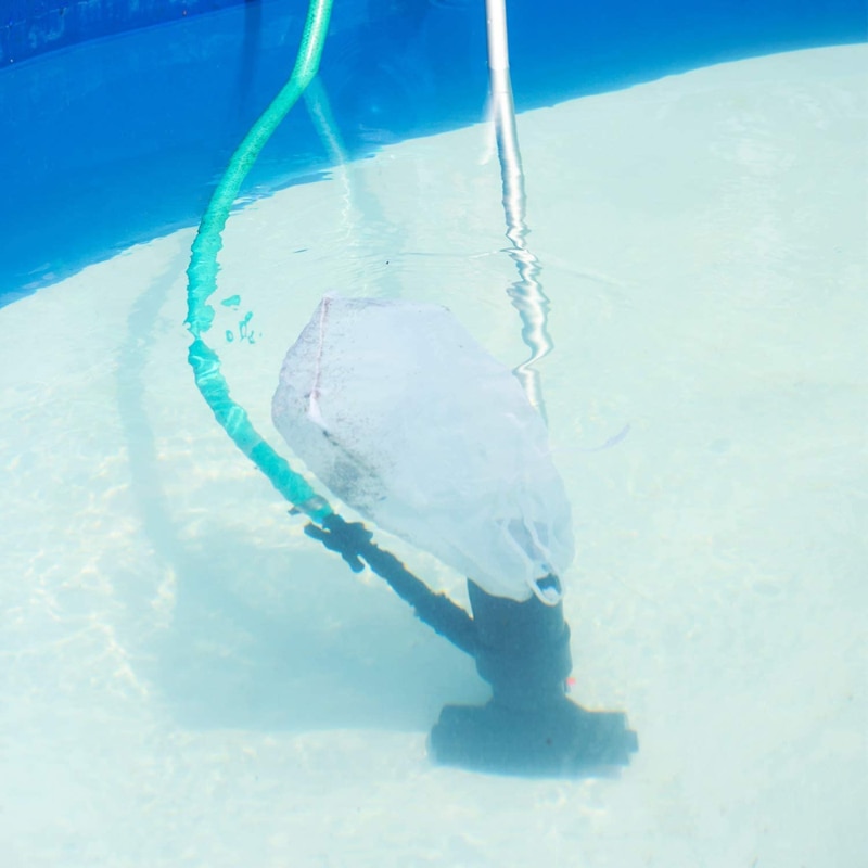 1pc røg filter swimmingpool lotus dam nylon udsøgt mesh taske swimmingpool akvarie filter pool forsyninger med lynlås reb