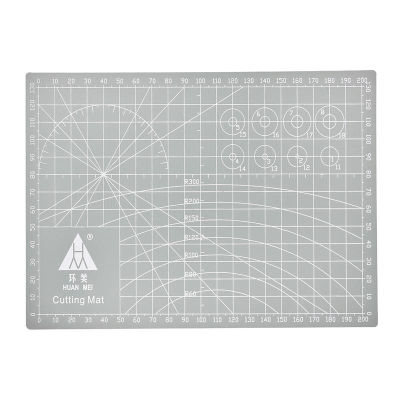 A3 A4 5 PVC Cutting Mat Workbench Patchwork Cut Pad Sewing Manual DIY Knife Engraving Leather Cutting Board Single Side Underlay: A5-grey