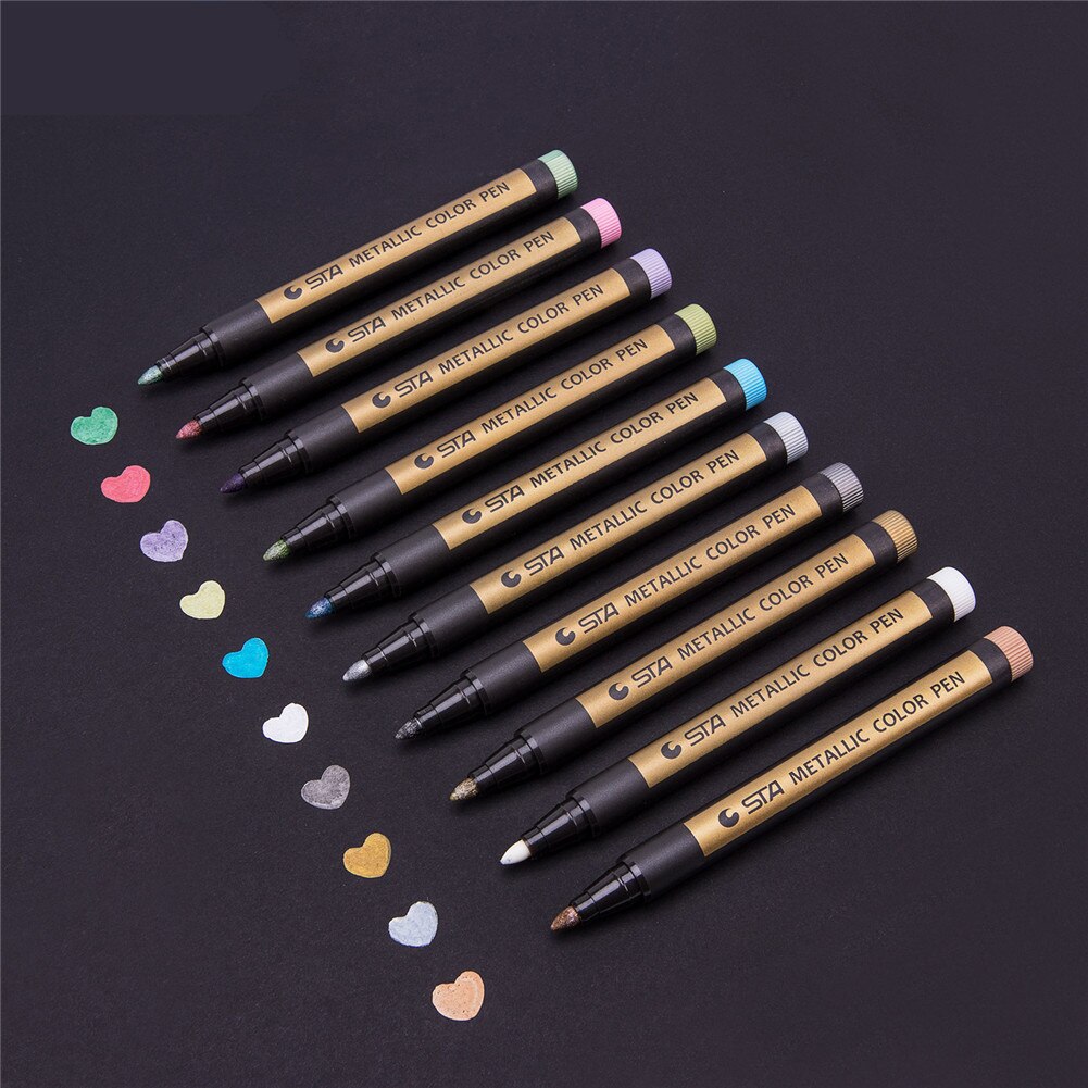 10 Color matching Art Markers Brush Pen Sketch Alcohol Based Markers Dual Head Manga Drawing Pens Art Supplies