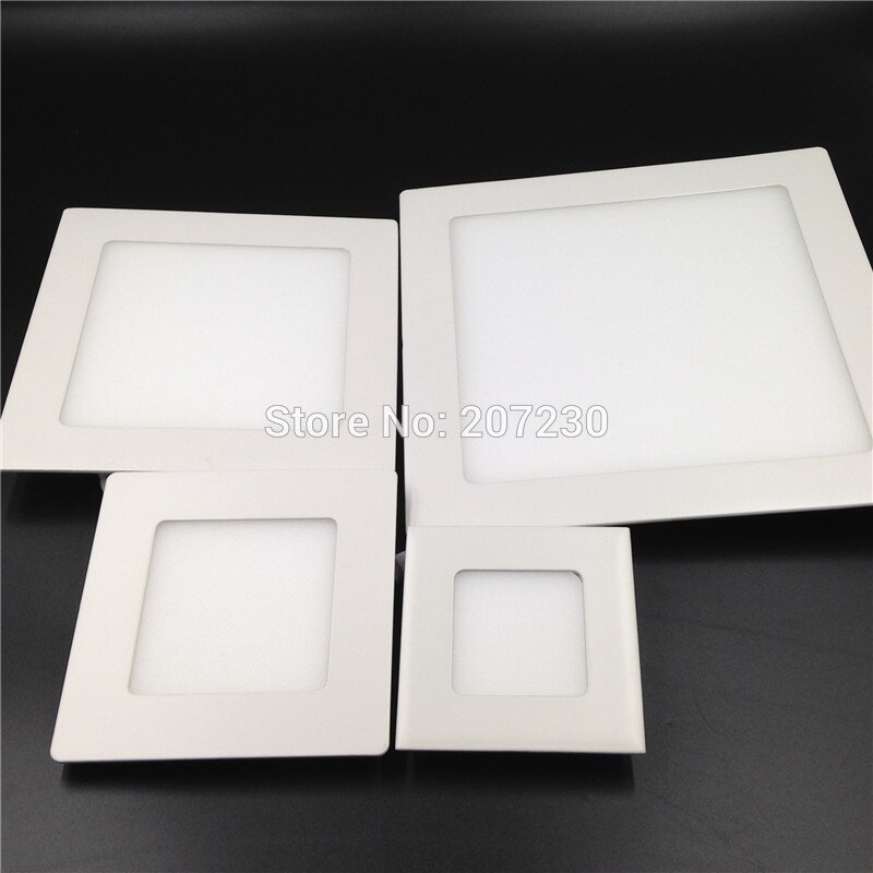 led panel light led downlight 3W 6W 9W 12W 18W LED Surface Ceiling Recessed Grid Downlight Round Panel Light