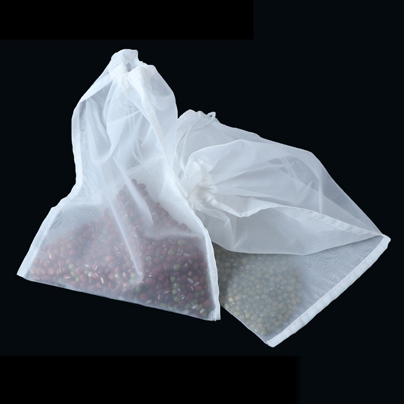 Filterzakken van voedselveilig nylon met 100/200/300 mazen, geschikt voor het filteren van thee, bier, melk, koffie en olie. geschikt voor keukenfilters.