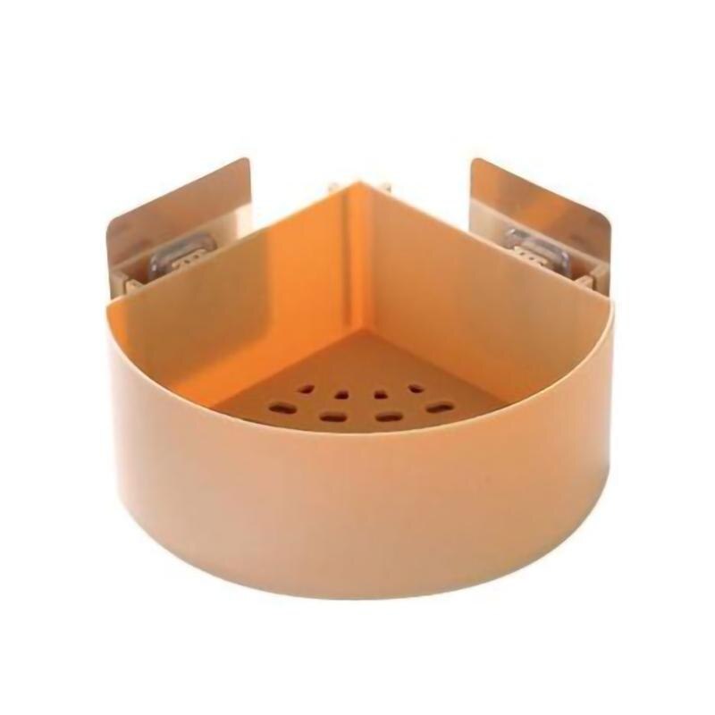 Panier de vidange pour shampoing, étagère à ventouse, organisateur de rangement d'angle creux, pour cuisine et salle de bain, porte-éponge: 7