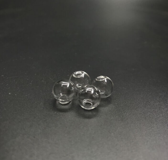 10mm jasne mini puste okrągła kula kula kształt szklana kula szklana fiolka wisiorek szklana butelka bańka pokrywa kopuła naszyjnik DIY prezent 20 sztuk