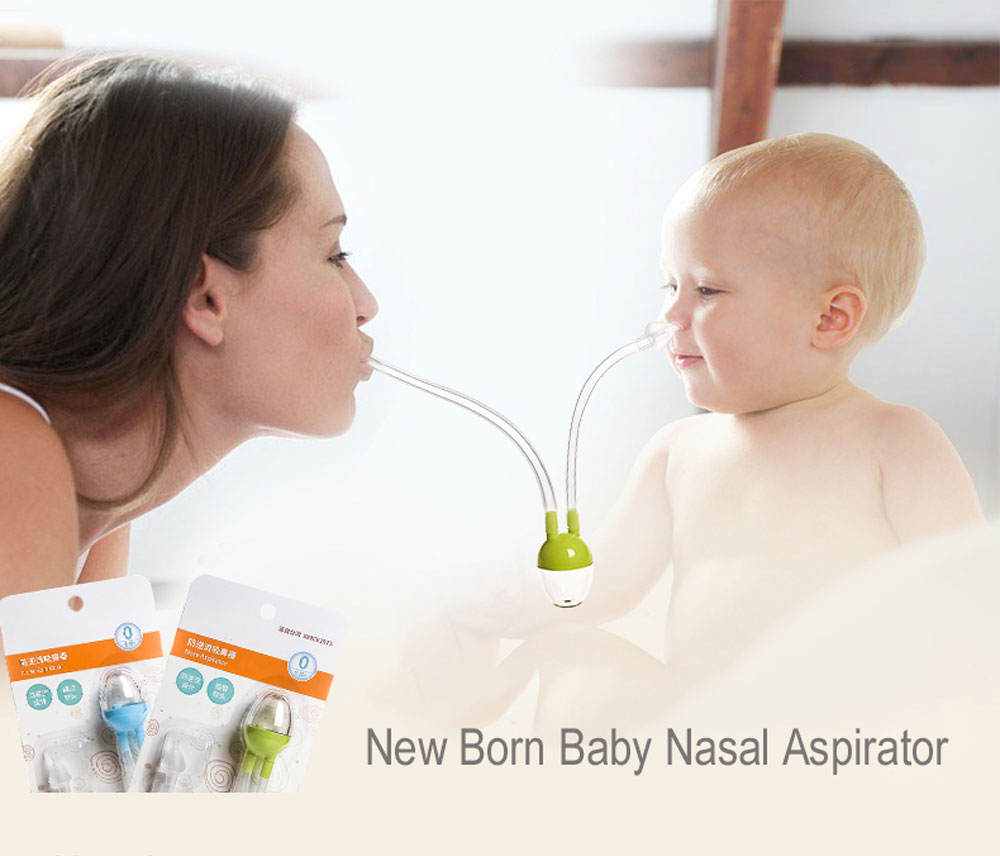 Born Baby Vacuum Suction Nasal Aspirator Safety Nose Cleaner Infantil Nose Up Aspirador Nasal Baby Care