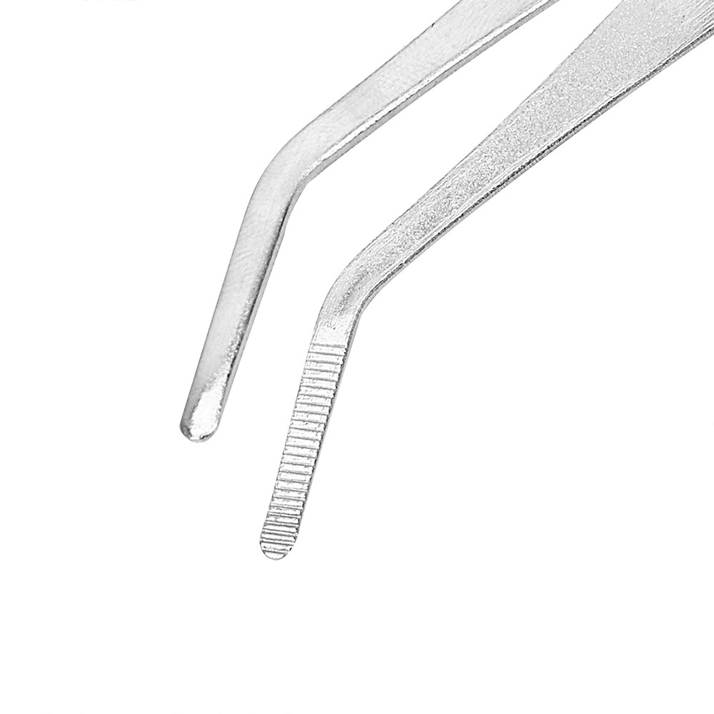 NICEYARD-Herramienta de mano antiestática, pinzas de codo de acero inoxidable, pinza transparente, 12,5 cm/14cm/16cm/18cm/20cm