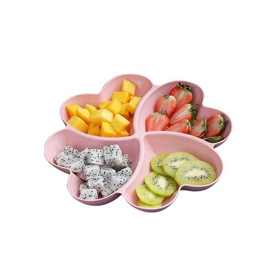Herz Geformt Obst Platter Kreative Platten Lagerung Box Getrocknete Obst Snack Platten Unterteilt Süßigkeiten Dessert Platte Container Gerichte