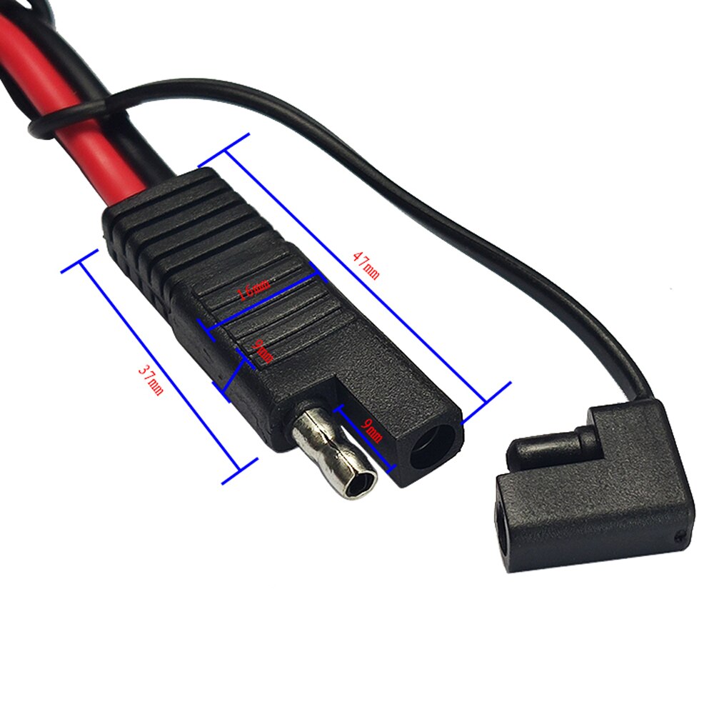 JKM 10PCS SAE Waterproof Cover Adapter Charger Cable For SAE DC Power Solar Connector Dustproof Cases DIY Accessories