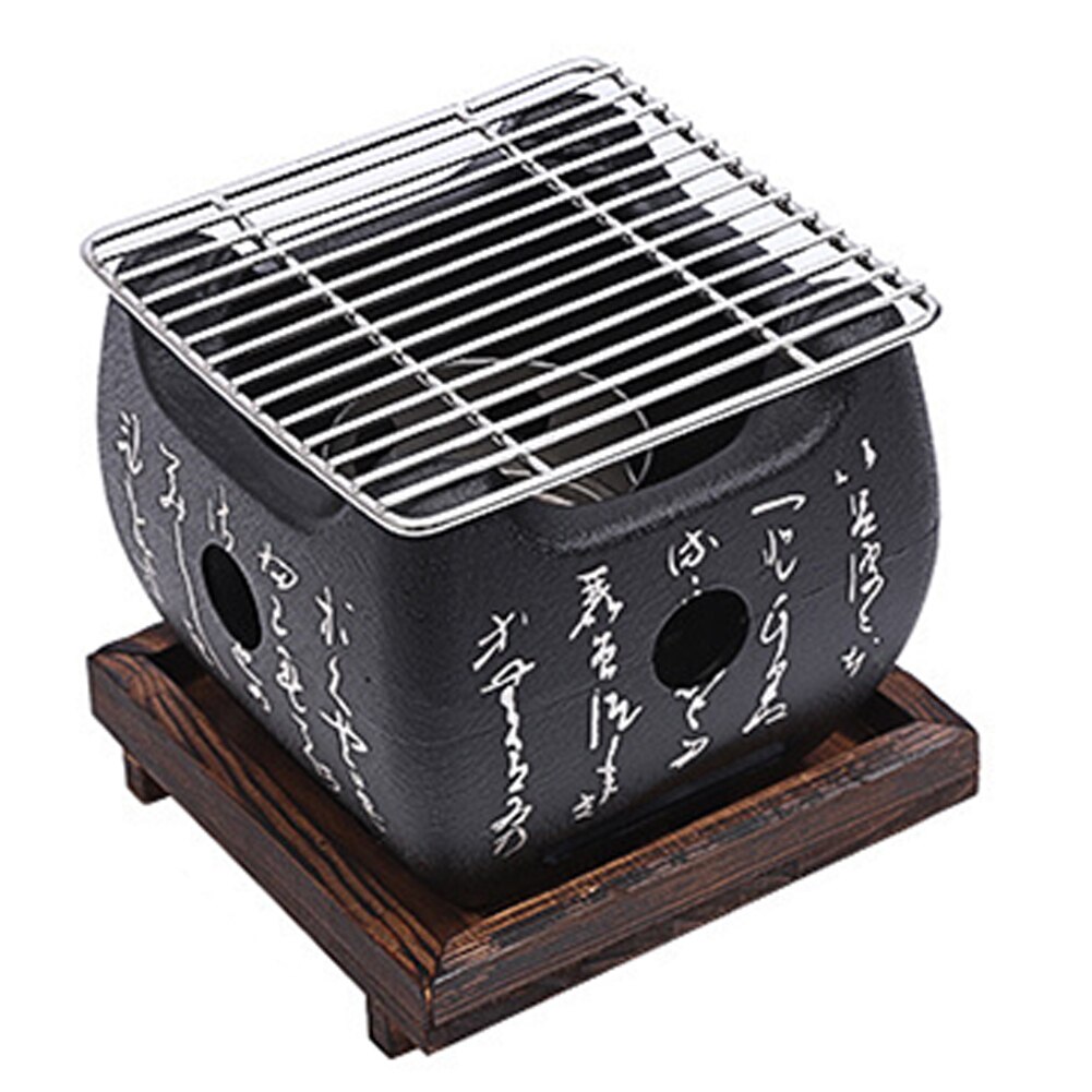Charcoal Grill Outdoor Picnic Garden Party Terrace BBQ Beach Grill Grill Plate Portable Grill Tool Accessorie Reusable Grill Box
