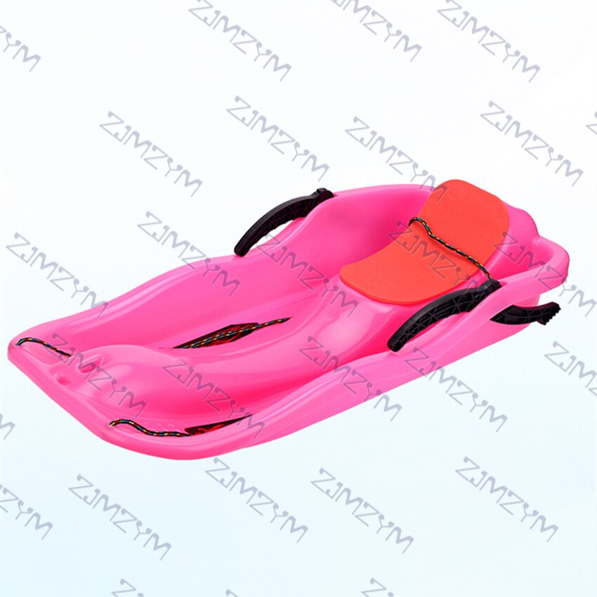 JK1225P Volwassen Plastic Zand Gras Boord Outdoor Verlengd Verdikte Antislip Snowboarden Hdpe Slee Kinderen Snowboard: pink