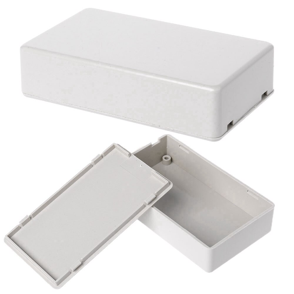 White Plastic Electric Enclosure Box Waterproof DIY Housing Instrument Case Electronic Project Box Power Tool