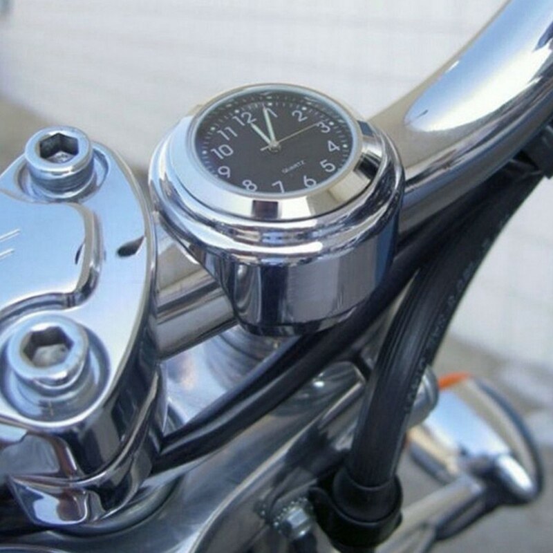Universele Waterdichte 7/8 Motorcycle Fietsstuur Mount Klok Horloge