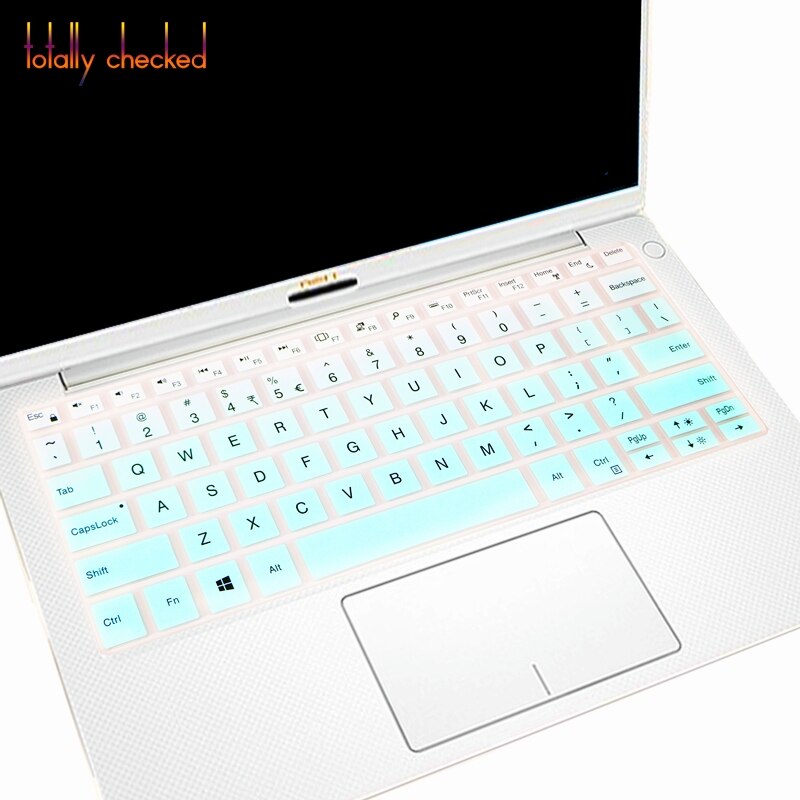 Silicone Keyboard Cover for Dell XPS 13 9370 9380 9365 - Ultra-Thin, Waterproof, Dustproof: Fade Mint