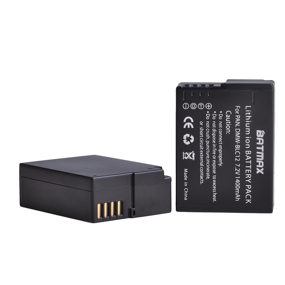 2x dmw-blc 12 blc 12e dmw blc 12 batterij + ingebouwde led usb dubbele oplader voor panasonic lumix  fz1000 fz200 fz300 g5 g6 g7 gh2 gx8