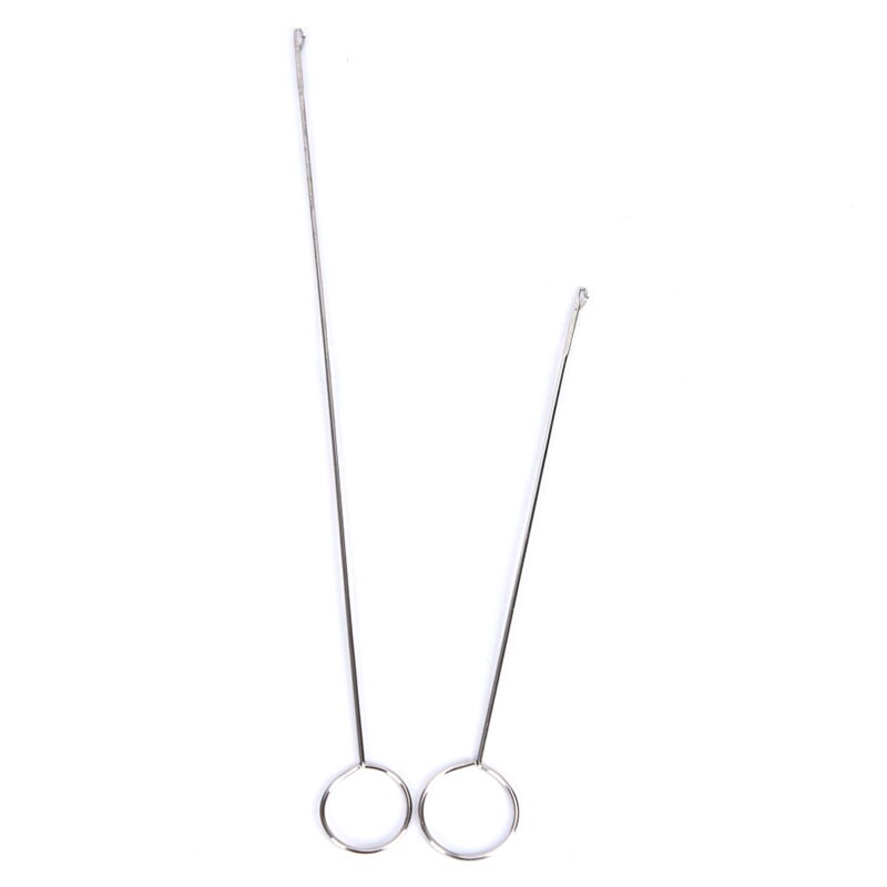 1/2pcs Stainless Steel Sewing Loop Turner Hook For Turning Fabric Tubes Straps Belts Strips For Handmade DIY Sewing Tools