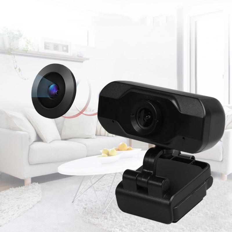 1080P Hd Webcam Mini Computer Pc Webcamera Draaibare Camera Voor Live-uitzending Video Conferentie Werk