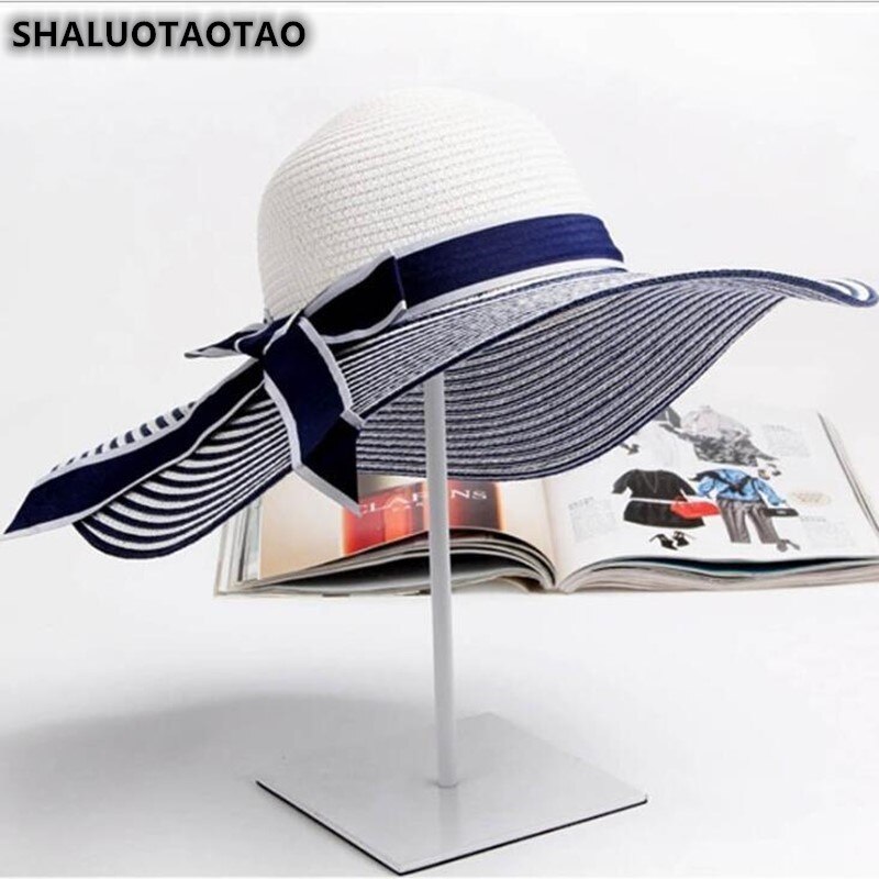 Shaluotaotao Trend Zomer Mode Sombrero Emmer Hoeden Voor Vrouwen Inklapbare Merken Vakantiereizen Strand Hoed Pet