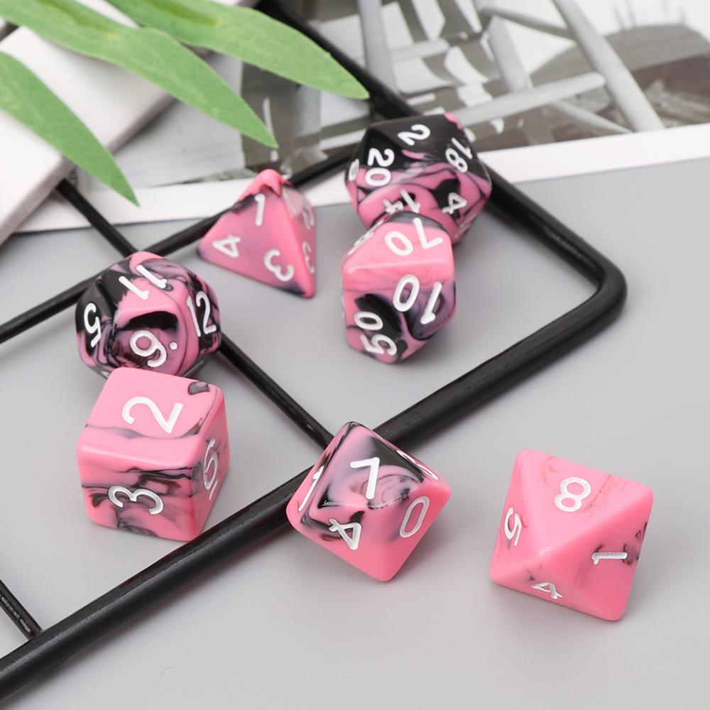 7 teile/satz Würfel Für TRPG Multi-seitige Würfel ... – Grandado