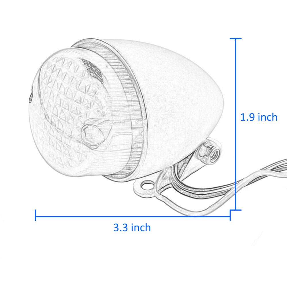Motorfiets Achterlicht Led Retro Metalen Achter Remlicht Voor Harley Cruise Prins Auto Omgebouwd Achter Achterlicht Motorfiets Accessor