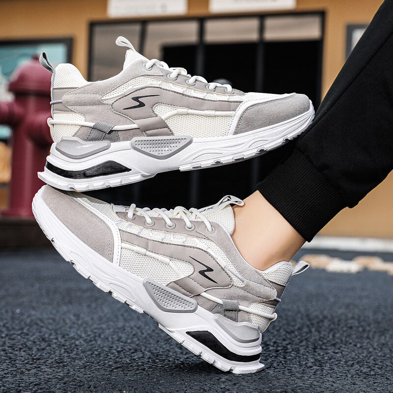 Par udendørs man sneakers letvægts casual sko til mænd åndbare herre sneakers sko trend schoenen mannen sportssko