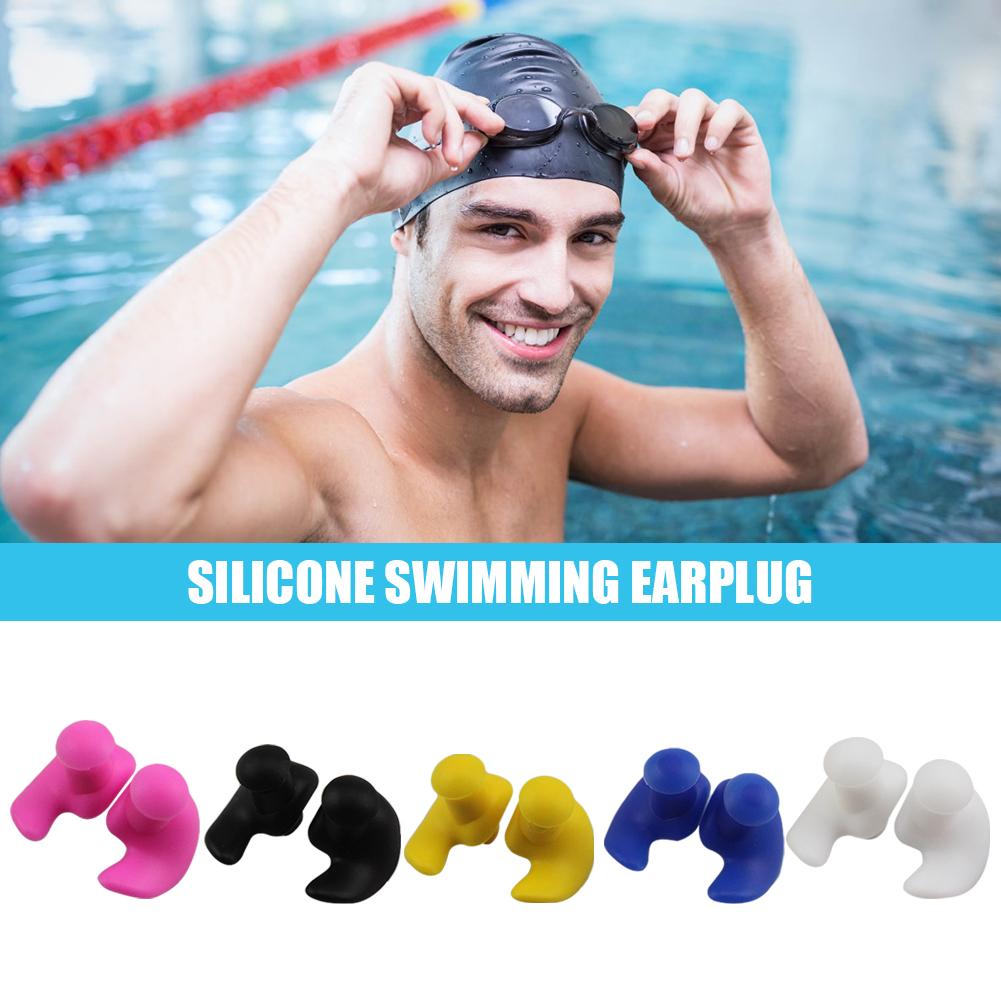 1 Paar Waterdichte Zachte Oordopjes Siliconen Draagbare Oordoppen Water Sport Zwemmen Accessoires