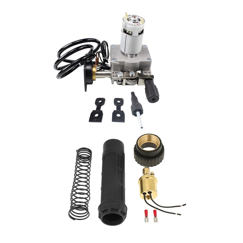 Dc 24V cable de alimentación de montaje de alambre alimentador Motor Mig máquina soldadora y conector de montaje Euro latón Mig soldadura antorcha adaptador