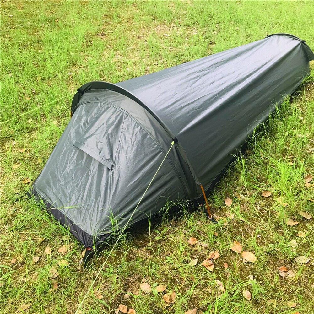 Backpacken Tent Outdoor Camping Slaapzak Tent Outdoor Mat Lichtgewicht Enkele Persoon Tent Voor Camping