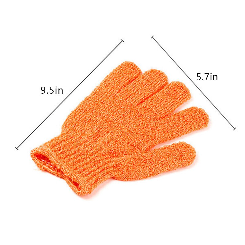 10Pcs Bath Gloves Exfoliating Wash Skin Spa Massage Body Scrubber Cleaner Shower Gloves Foam Bath Body Massage Glove