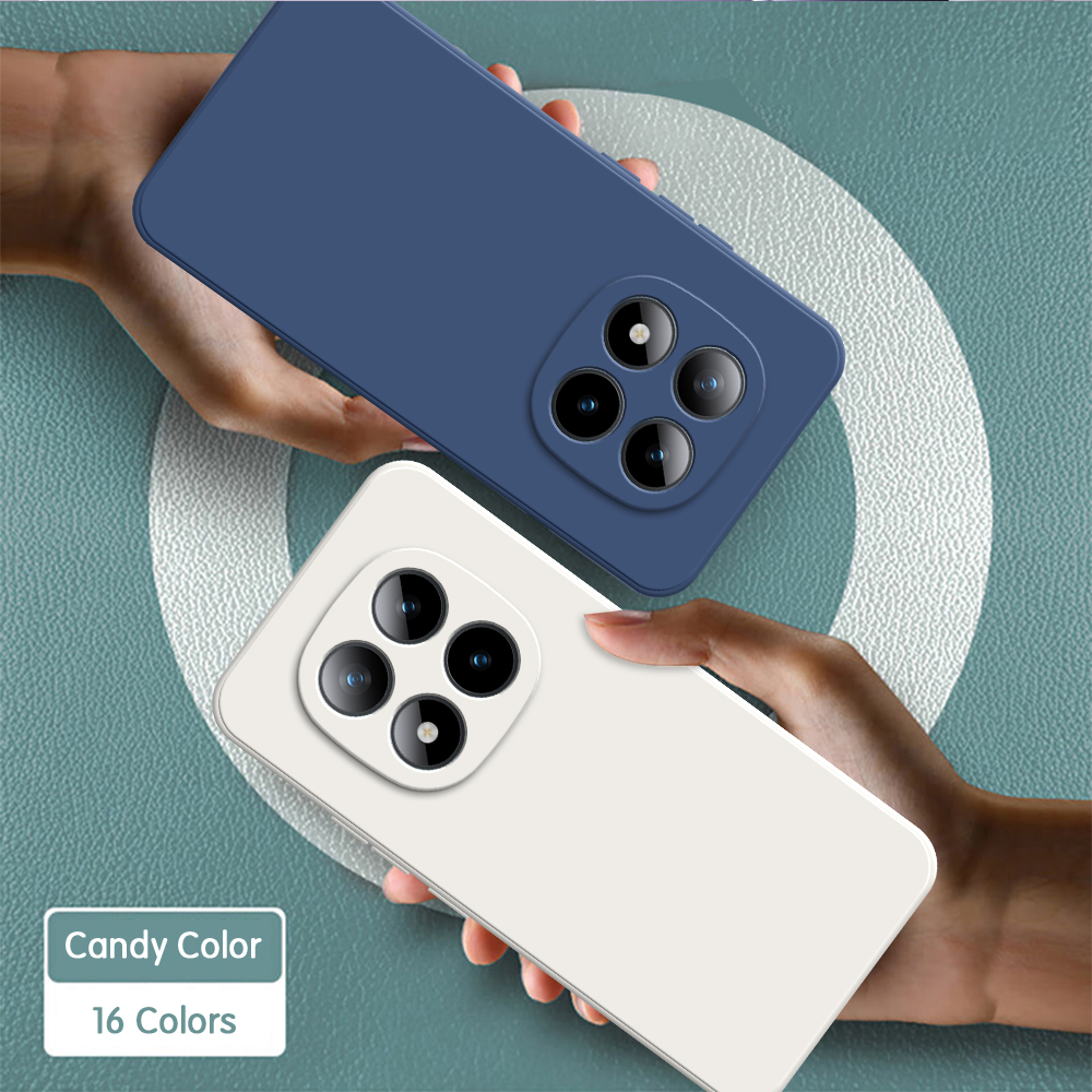 Original Phone Case for Xiaomi Redmi Note 15 Pro Plus Pro+ Note15 15Pro 5G Liquid Silicone Soft Simple Back Cover Funda Carcasas